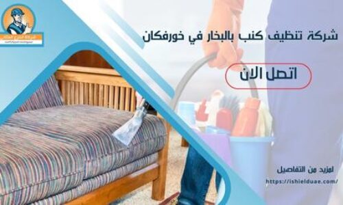 شركة تنظيف كنب بالبخار في خورفكان