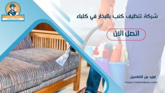 شركة تنظيف كنب بالبخار في كلباء